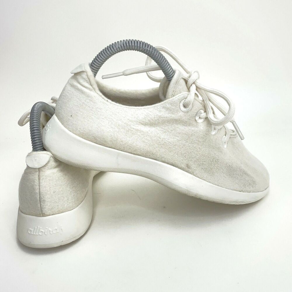 ALLBIRDS Women's Size US 8 Wool Runners Light Natural Off White Sneakers Shoes *